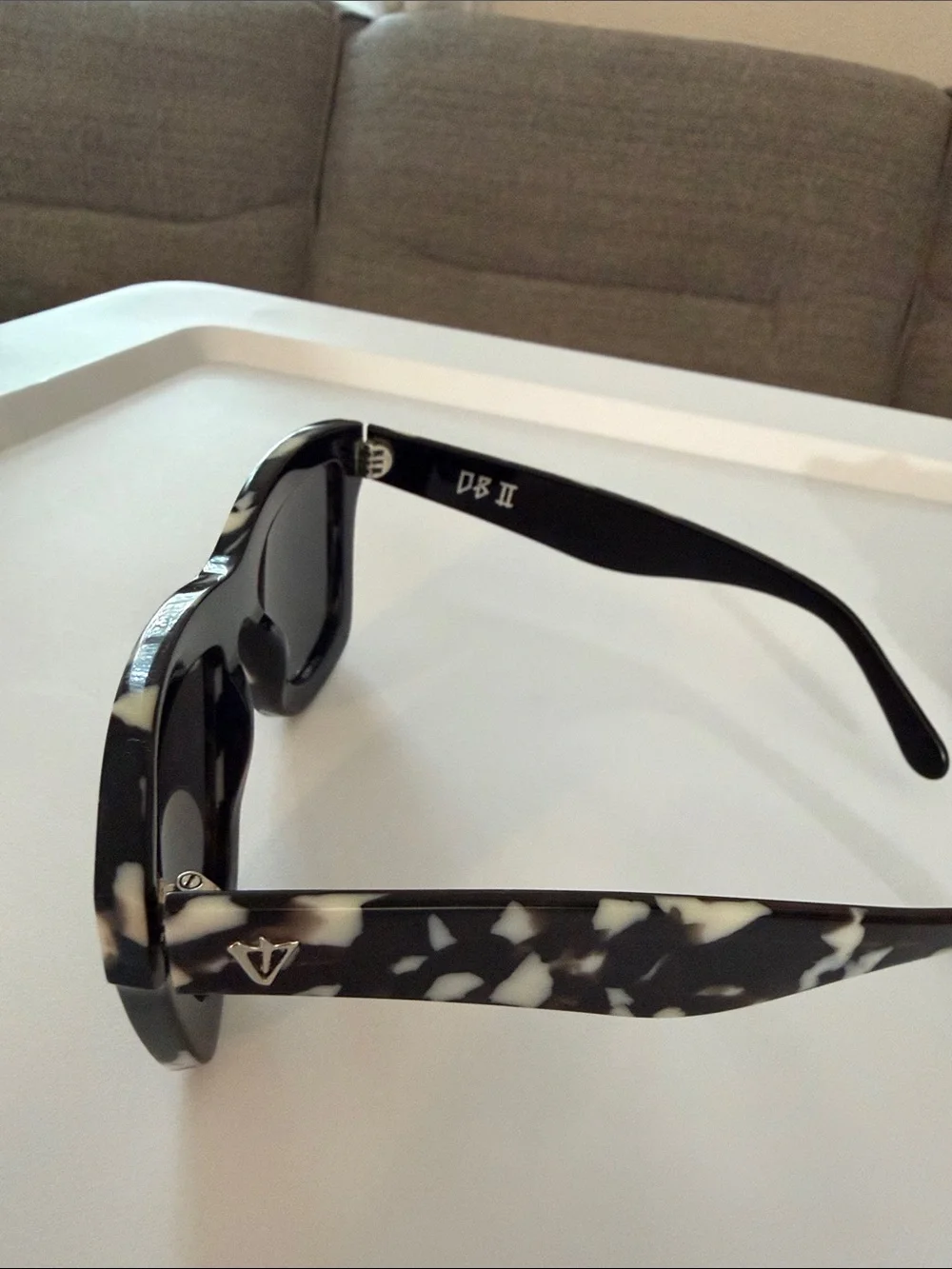 Valley Eyewear Black and White Tort Frame Sunglasses